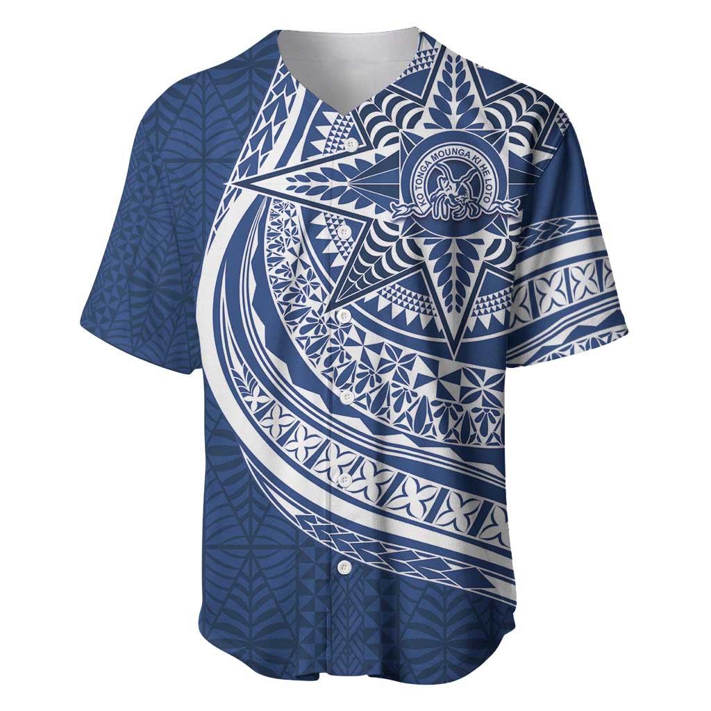Tonga Queen Salote College Personalized Baseball Jersey Ngatu Tokelaufeletoa Motifs