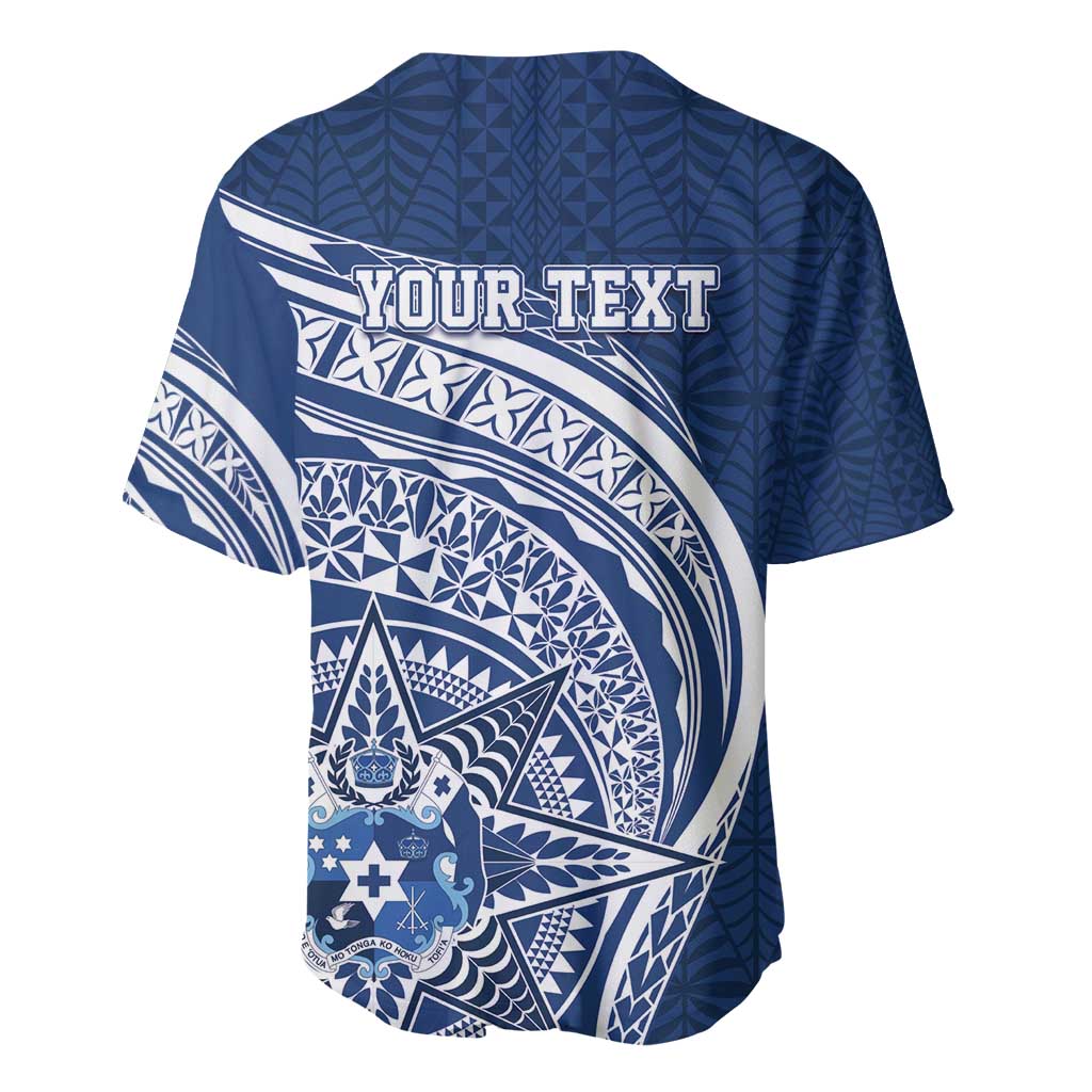 Tonga Queen Salote College Personalized Baseball Jersey Ngatu Tokelaufeletoa Motifs