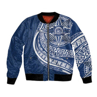 Tonga Queen Salote College Personalized Bomber Jacket Ngatu Tokelaufeletoa Motifs