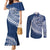 Tonga Queen Salote College Personalized Couples Matching Mermaid Dress and Long Sleeve Button Shirt Ngatu Tokelaufeletoa Motifs