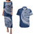 Tonga Queen Salote College Personalized Couples Matching Puletasi and Hawaiian Shirt Ngatu Tokelaufeletoa Motifs