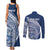 Tonga Queen Salote College Personalized Couples Matching Tank Maxi Dress and Long Sleeve Button Shirt Ngatu Tokelaufeletoa Motifs