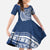 Tonga Queen Salote College Personalized Kid Short Sleeve Dress Ngatu Tokelaufeletoa Motifs