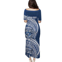 Tonga Queen Salote College Personalized Puletasi Ngatu Tokelaufeletoa Motifs