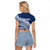 Tonga Queen Salote College Personalized Raglan Cropped T Shirt Ngatu Tokelaufeletoa Motifs