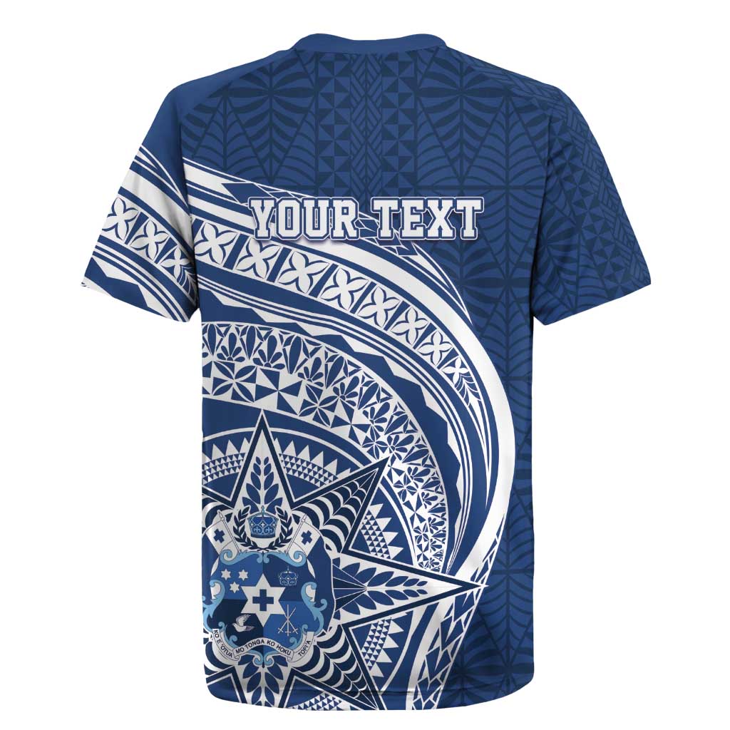 Tonga Queen Salote College Personalized Rugby Jersey Ngatu Tokelaufeletoa Motifs