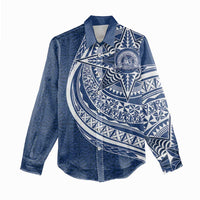 Tonga Queen Salote College Personalized Women Casual Shirt Ngatu Tokelaufeletoa Motifs