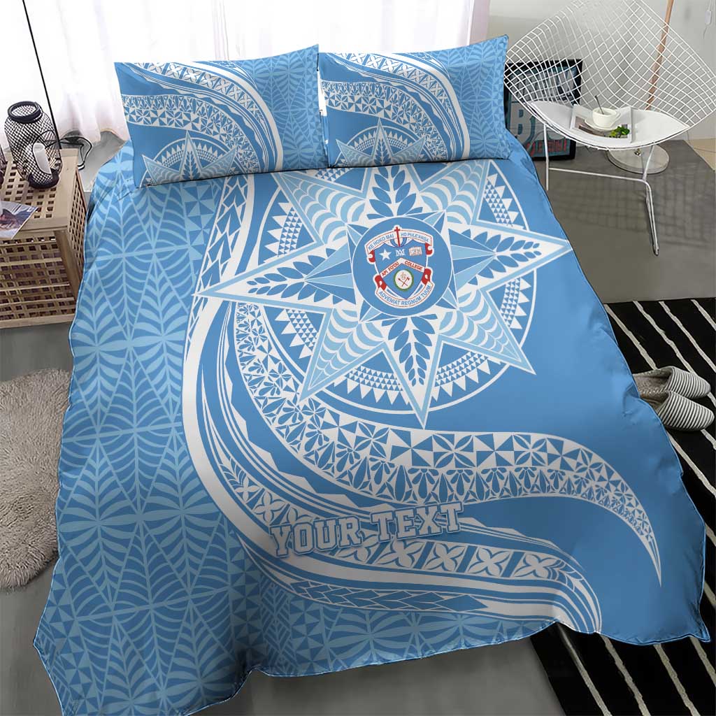 Tonga Apifo'ou Kolisi Personalized Bedding Set Ngatu Tokelaufeletoa Motifs