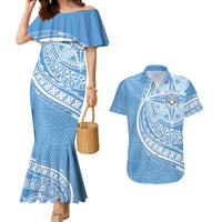 Tonga Apifo'ou Kolisi Personalized Couples Matching Mermaid Dress and Hawaiian Shirt Ngatu Tokelaufeletoa Motifs
