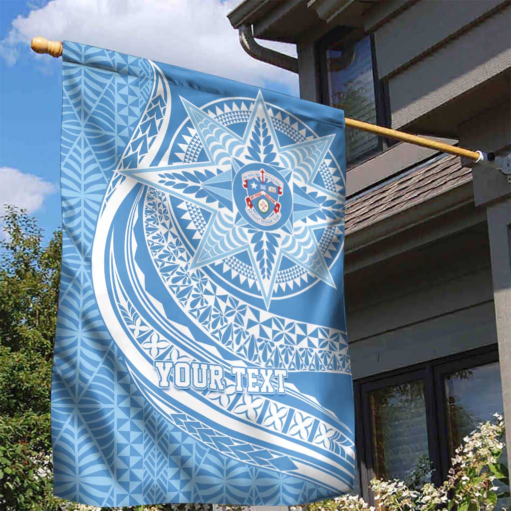 Tonga Apifo'ou Kolisi Personalized Garden Flag Ngatu Tokelaufeletoa Motifs LT7 - Polynesian Pride