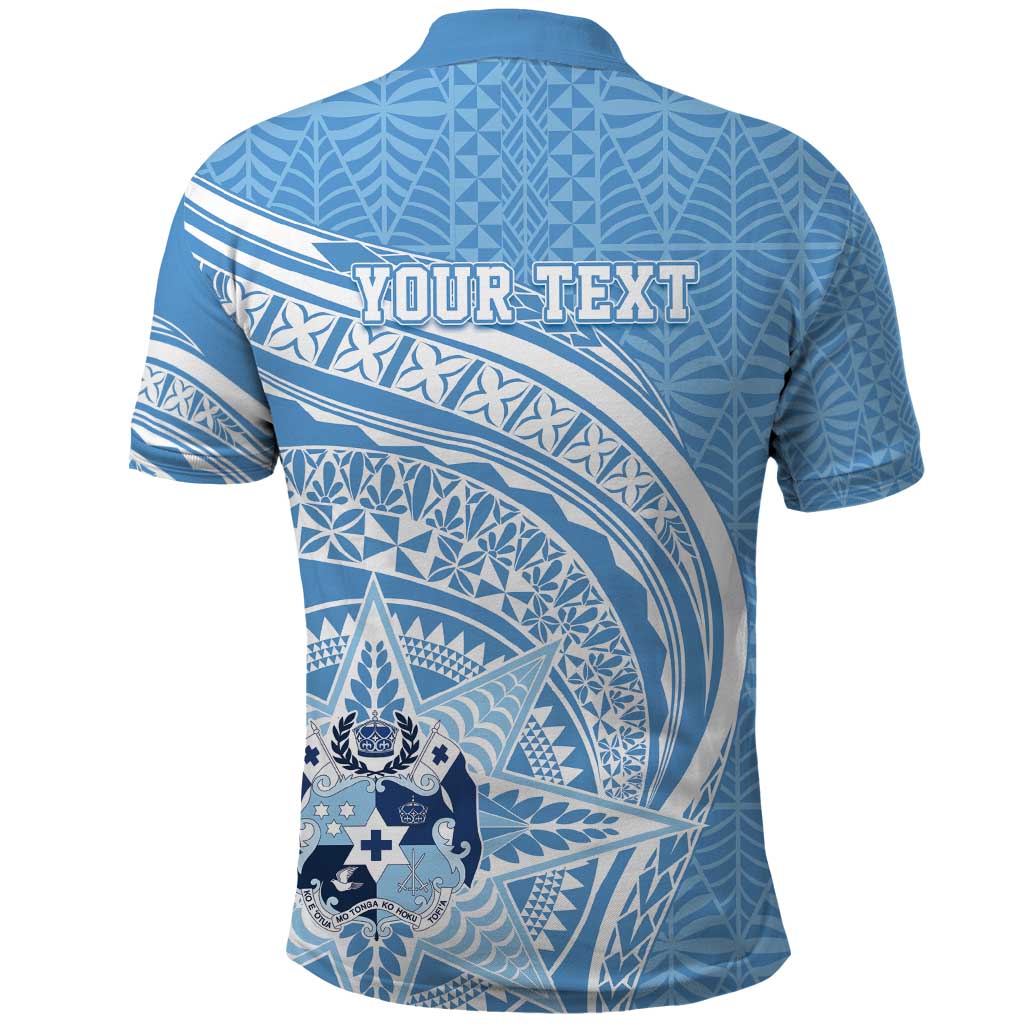 Tonga Apifo'ou Kolisi Personalized Polo Shirt Ngatu Tokelaufeletoa Motifs