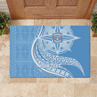 Tonga Apifo'ou Kolisi Personalized Rubber Doormat Ngatu Tokelaufeletoa Motifs