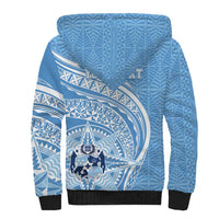 Tonga Apifo'ou Kolisi Personalized Sherpa Hoodie Ngatu Tokelaufeletoa Motifs
