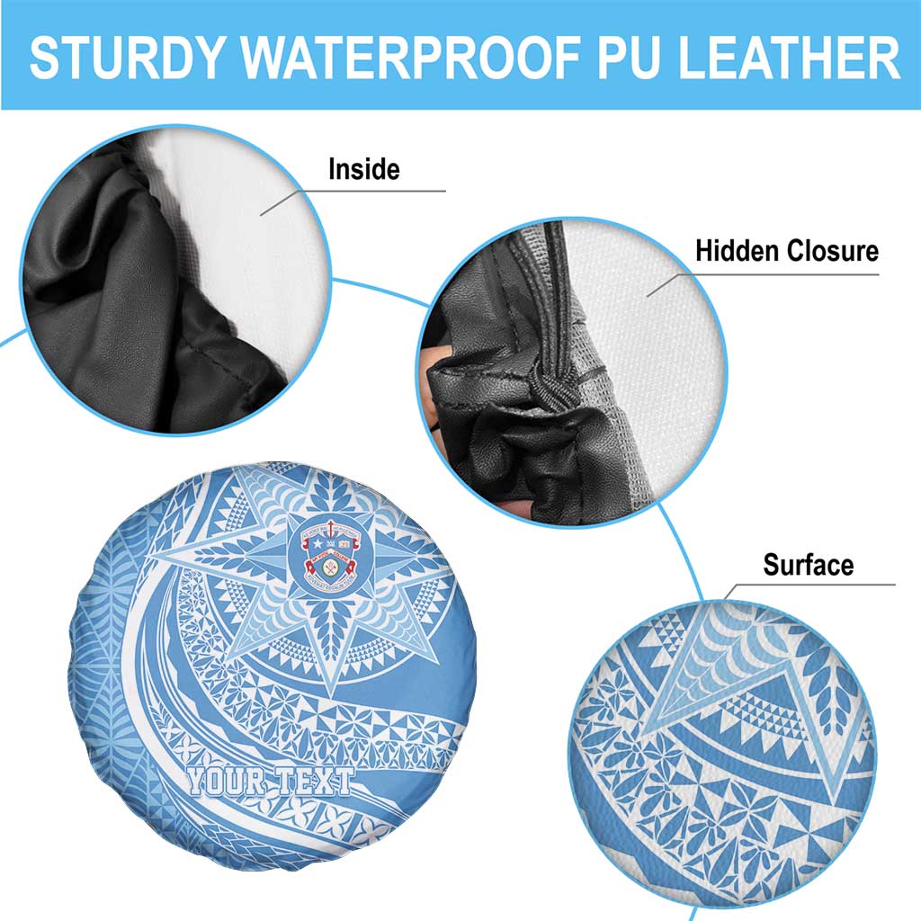 Tonga Apifo'ou Kolisi Personalized Spare Tire Cover Ngatu Tokelaufeletoa Motifs LT7 - Polynesian Pride