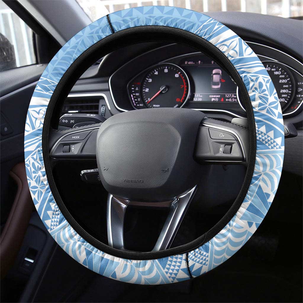 Tonga Apifo'ou Kolisi Steering Wheel Cover Ngatu Tokelaufeletoa Motifs LT7 - Polynesian Pride