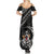 Personalised Polynesian Dog Summer Maxi Dress With Australian Shepherd - Crescent Style LT7 - Polynesian Pride