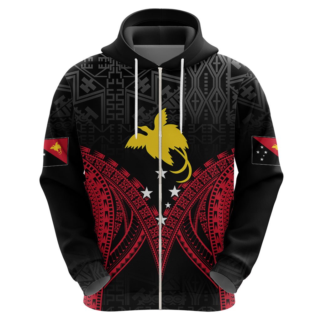 Personalised PNG Hoodie Papua Motuan Mirror Style LT7 - Polynesian Pride