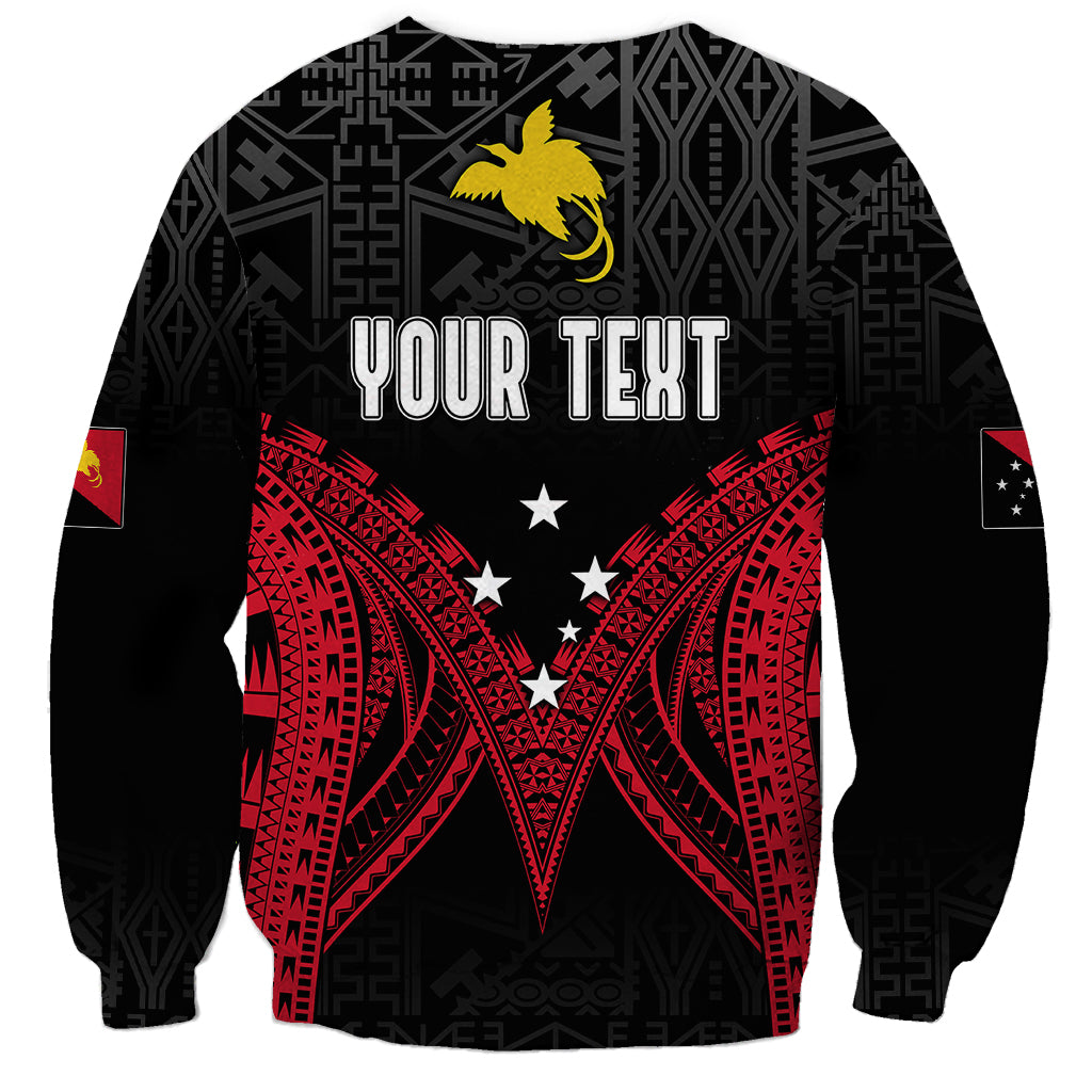 Personalised PNG Sweatshirt Papua Motuan Mirror Style LT7 - Polynesian Pride