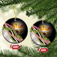 Hawaii Mokihana Mix Pikake Leis Mahalo 'Olelo Ceramic Ornament Black