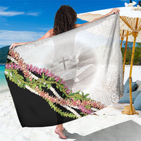 Hawaii Mokihana Mix Pikake Leis Mahalo 'Olelo Sarong White Tapa