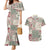 Aloha Hawaii Pastel Christmas Patchwork Couples Matching Mermaid Dress and Hawaiian Shirt Classic Style - Polynesian Pride
