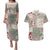 Aloha Hawaii Pastel Christmas Patchwork Couples Matching Puletasi and Hawaiian Shirt Classic Style - Polynesian Pride