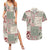 Aloha Hawaii Pastel Christmas Patchwork Couples Matching Summer Maxi Dress and Hawaiian Shirt Classic Style - Polynesian Pride