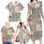 Aloha Hawaii Pastel Christmas Patchwork Family Matching Long Sleeve Bodycon Dress and Hawaiian Shirt Classic Style - Polynesian Pride