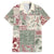 Aloha Hawaii Pastel Christmas Patchwork Family Matching Long Sleeve Bodycon Dress and Hawaiian Shirt Classic Style - Polynesian Pride
