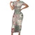 Aloha Hawaii Pastel Christmas Patchwork Family Matching Short Sleeve Bodycon Dress and Hawaiian Shirt Classic Style - Polynesian Pride