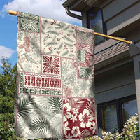 Aloha Hawaii Pastel Christmas Patchwork Garden Flag Classic Style - Polynesian Pride