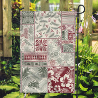 Aloha Hawaii Pastel Christmas Patchwork Garden Flag Classic Style - Polynesian Pride