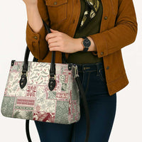 Aloha Hawaii Pastel Christmas Patchwork Leather Bag Classic Style - Polynesian Pride