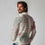 Aloha Hawaii Pastel Christmas Patchwork Long Sleeve Polo Shirt Classic Style - Polynesian Pride