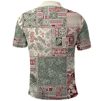 Aloha Hawaii Pastel Christmas Patchwork Polo Shirt Classic Style - Polynesian Pride