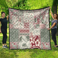 Aloha Hawaii Pastel Christmas Patchwork Quilt Classic Style - Polynesian Pride