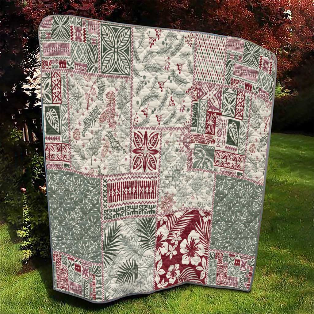 Aloha Hawaii Pastel Christmas Patchwork Quilt Classic Style - Polynesian Pride