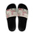 Aloha Hawaii Pastel Christmas Patchwork Slide Sandals Classic Style - Polynesian Pride