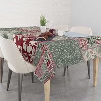 Aloha Hawaii Pastel Christmas Patchwork Tablecloth Classic Style - Polynesian Pride