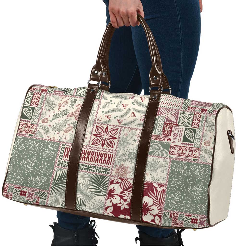 Aloha Hawaii Pastel Christmas Patchwork Travel Bag Classic Style - Polynesian Pride