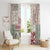 Aloha Hawaii Pastel Christmas Patchwork Window Curtain Classic Style - Polynesian Pride
