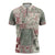 Aloha Hawaii Pastel Christmas Patchwork Zipper Polo Shirt Classic Style - Polynesian Pride