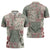 Aloha Hawaii Pastel Christmas Patchwork Zipper Polo Shirt Classic Style - Polynesian Pride