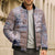 Aloha Hawaii Pastel Christmas Patchwork Bomber Puffer Jacket Rustic Style - Polynesian Pride