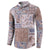 Aloha Hawaii Pastel Christmas Patchwork Button Sweatshirt Rustic Style - Polynesian Pride