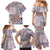 Aloha Hawaii Pastel Christmas Patchwork Family Matching Mermaid Dress and Hawaiian Shirt Rustic Style - Polynesian Pride