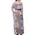 Aloha Hawaii Pastel Christmas Patchwork Family Matching Off Shoulder Maxi Dress and Hawaiian Shirt Rustic Style - Polynesian Pride