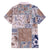 Aloha Hawaii Pastel Christmas Patchwork Family Matching Off Shoulder Short Dress and Hawaiian Shirt Rustic Style - Polynesian Pride
