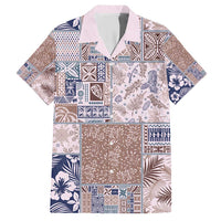 Aloha Hawaii Pastel Christmas Patchwork Hawaiian Shirt Rustic Style - Polynesian Pride