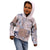 Aloha Hawaii Pastel Christmas Patchwork Kid Hoodie Rustic Style - Polynesian Pride